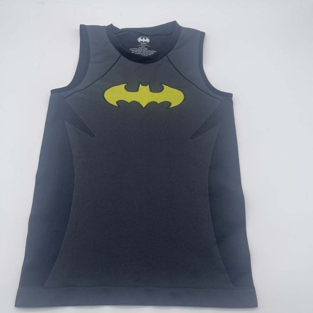 DC Comics Batgirl Black and Gray Seamless Athletic Tank Top Size S